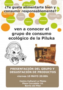 cartel Grupo Consumo La Piluka