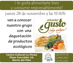 cartel Grupo Consumo Piluka 28