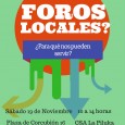 El  sábado 19 de noviembre, de 10 a 14 h, la AV La Flor organiza un taller sobre participación, con el objetivo de analizar algunos de los espacios de participación institucional que existen […]