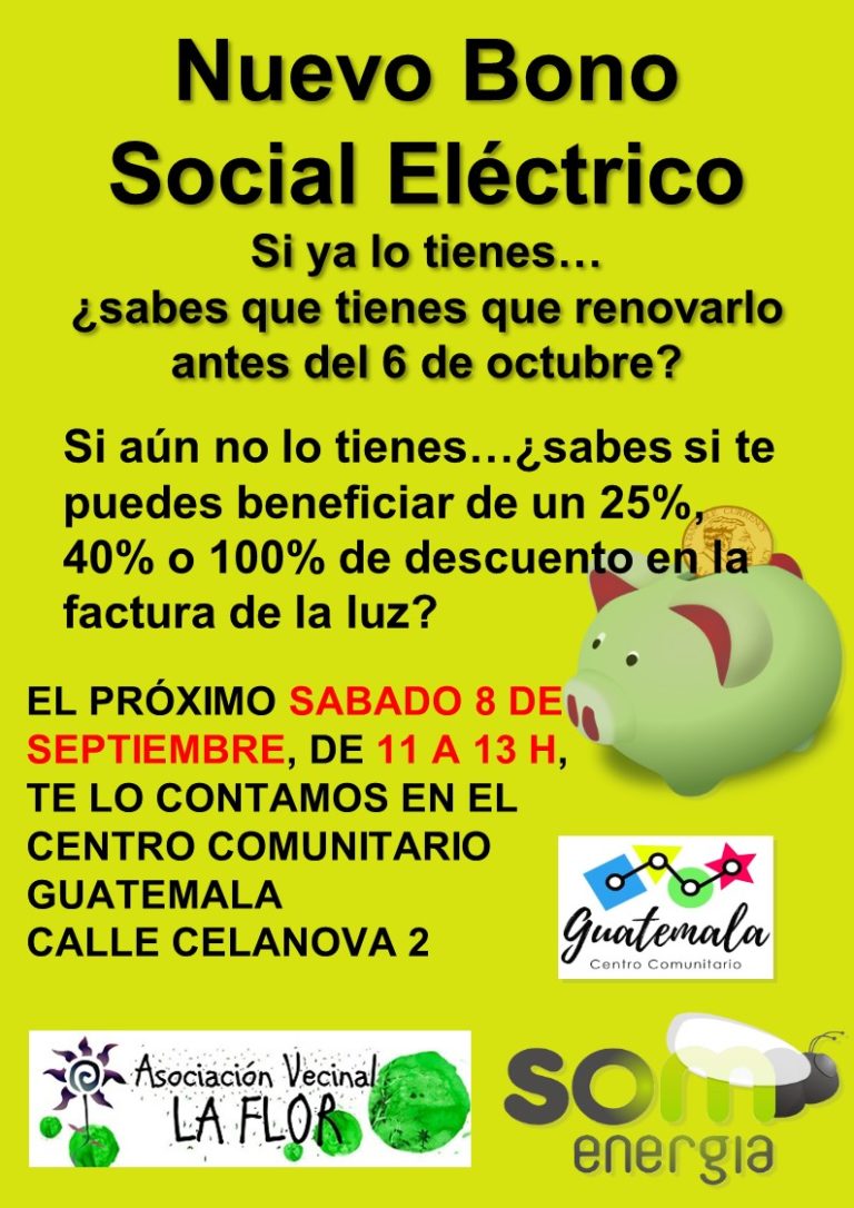 Sábado 8 de septiembre Bono Social Eléctrico Sábado 8 de septiembre Bono Social Eléctrico