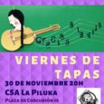 Otro viernes de tapas. Esta vez amenizado con música, poesia y taller de arpilleras En el centro social La Piluka Plaza de Corcubión, 16 Metro: B. del Pilar/Peñagrande Bus: 147, […]