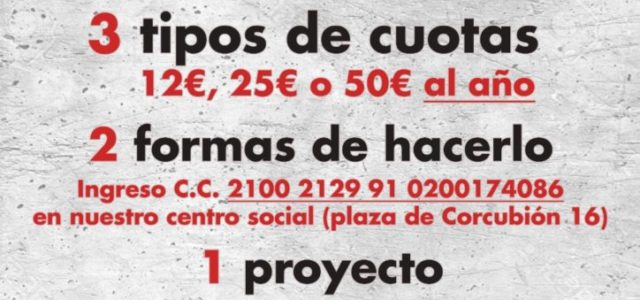 Desde El Centro Social La Piluka hacemos un llamamiento a toda la comunidad para apoyar la autogestión, nuestro objetivo es seguir construyendo barrios dignos y combativos donde todas y todos […]