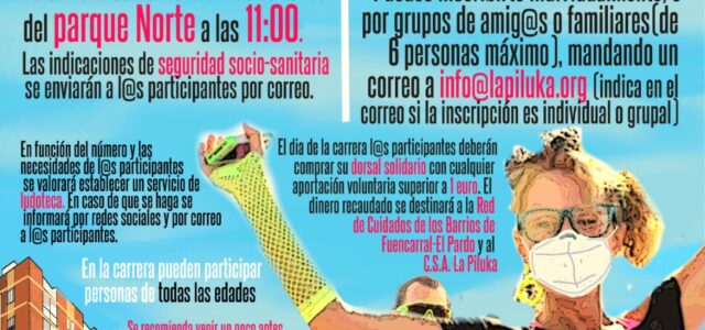 ¡¡¡ Buenas vecin@s/ amig@s/ compas!!! Nos llena de orgullo y satisfacción anunciaros que el sábado 26 de diciembre a las 11:00 en las canchas del Parque Norte será la Carrera […]