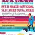 Ante la inacción institucional, l@s vecin@s de barrio del Pilar nos organizamos para seguir cuidando de nuestro barrio. Si puedes ayudar o tienes algún problema relacionado con el temporal contacta […]