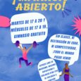 Vuelve el gimnasio al Centro Social La PilukaPesas, esterillas, material de boxeo, combas, música… y cosillas que quieras traerte tú Sin límite de edad y totalmente gratuito Martes (de 17 […]