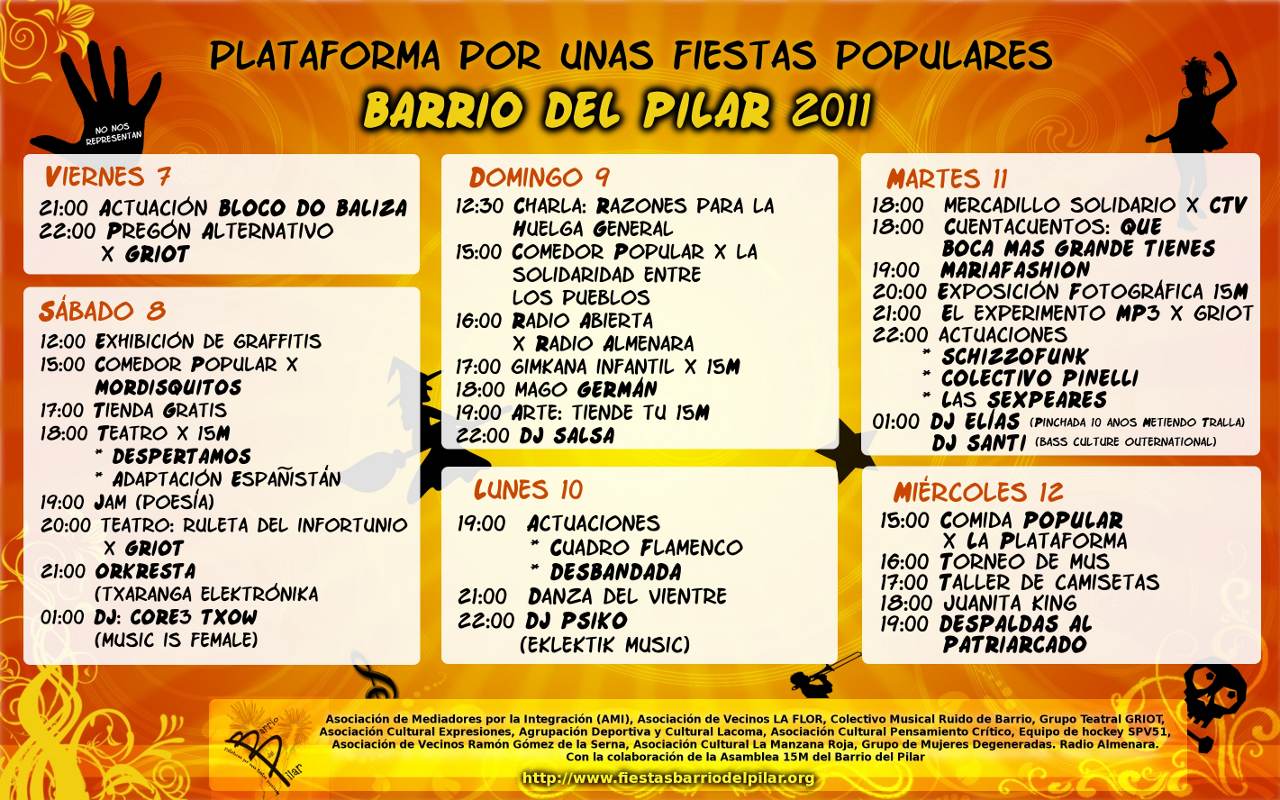 ¡¡¡¡¡Ya han llegado nuestras fiestas del barrio!!!! Os esperamos a todas y a todos desde el viernes 7 de octubre al miércoles 12 en nuestras tres casetas de la Plataforma […]